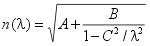 Formula refractive index of GaAs