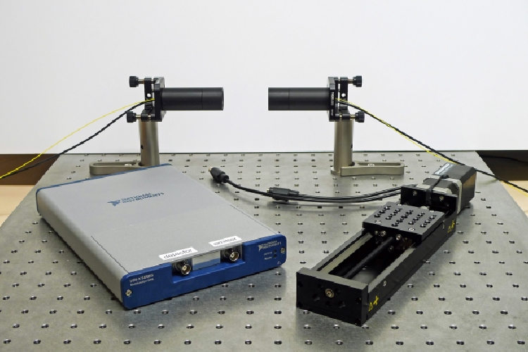 fiber coupled THz spectrometer